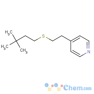 CAS No:134480-45-8 Pyridine,4-[2-[(3,3-dimethylbutyl)thio]ethyl]-