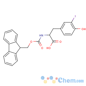 CAS No:134486-00-3 (2S)-2-(9H-fluoren-9-ylmethoxycarbonylamino)-3-(4-hydroxy-3-iodophenyl)<br />propanoic acid