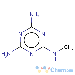 CAS No:13452-77-2 1,3,5-Triazine-2,4,6-triamine,N2-methyl-