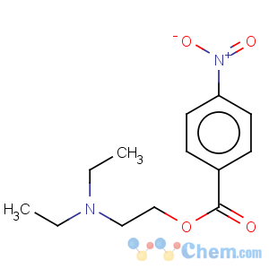 CAS No:13456-39-8 Benzoic acid, 4-nitro-,2-(diethylamino)ethyl ester