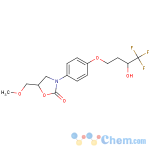 CAS No:134564-82-2 (5R)-5-(methoxymethyl)-3-[4-[(3R)-4,4,<br />4-trifluoro-3-hydroxybutoxy]phenyl]-1,3-oxazolidin-2-one
