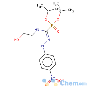 CAS No:134576-50-4 (Diisopropoxy-phosphoryl)-N-(2-hydroxyethyl)-N'-(4-nitrophenyl)-hydrazonoformamide