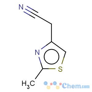 CAS No:13458-33-8 4-Thiazoleacetonitrile,2-methyl-