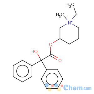 CAS No:13473-38-6 Piperidinium,1-ethyl-3-[(2-hydroxy-2,2-diphenylacetyl)oxy]-1-methyl-