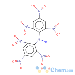 CAS No:13474-21-0 Benzenamine,2,4,6-trinitro-N-(2,4,6-trinitrophenyl)-, sodium salt (9CI)