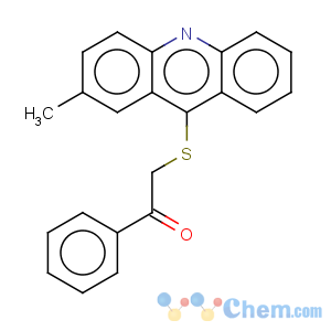 CAS No:134826-36-1 Ethanone,2-[(2-methyl-9-acridinyl)thio]-1-phenyl-