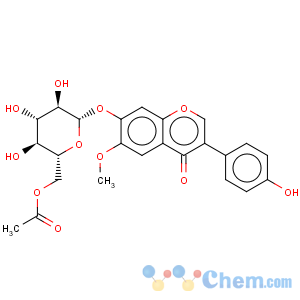 CAS No:134859-96-4 6''-o-acetylglycitin