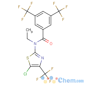 CAS No:134880-76-5 Benzamide,N-[5-chloro-4-(trifluoromethyl)-2-thiazolyl]-N-ethyl-3,5-bis(trifluoromethyl)-