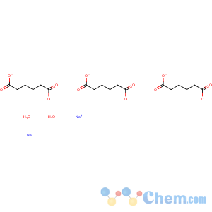 CAS No:134886-82-1 Hexanedioic acid,sodium salt, hydrate (3:2:2)