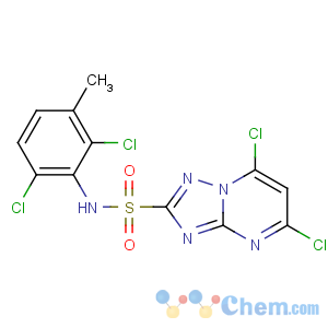 CAS No:134892-32-3 5,7-dichloro-N-(2,6-dichloro-3-methylphenyl)-[1,2,4]triazolo[1,<br />5-a]pyrimidine-2-sulfonamide