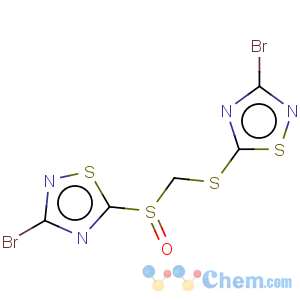 CAS No:134947-29-8 3-Bromo-5-[(3-bromo-1,2,4-thiadiazol-5-ylthio)methylsulfinyl]-1,2,4-thiadiazole
