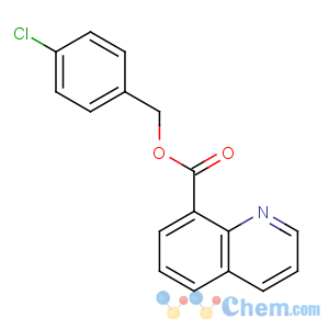 CAS No:134959-56-1 8-Quinolinecarboxylicacid, (4-chlorophenyl)methyl ester