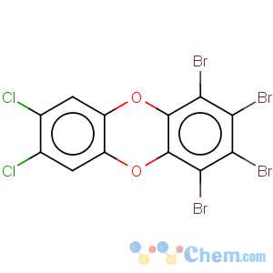 CAS No:134974-39-3 Dibenzo[b,e][1,4]dioxin,1,2,3,4-tetrabromo-7,8-dichloro-