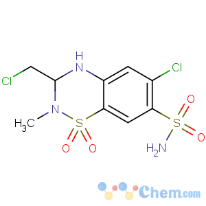 CAS No:135-07-9 6-chloro-3-(chloromethyl)-2-methyl-1,1-dioxo-3,4-dihydro-1λ