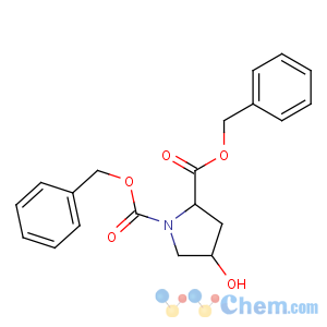 CAS No:13500-53-3 dibenzyl (2S,4R)-4-hydroxypyrrolidine-1,2-dicarboxylate
