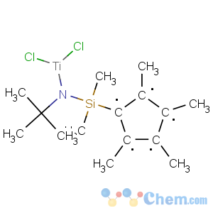 CAS No:135072-61-6 Titanium,dichloro[N-(1,1-dimethylethyl)-1,1-dimethyl-1-[(1,2,3,4,5-h)-2,3,4,5-tetramethyl-2,4-cyclopentadien-1-yl]silanaminato(2-)-kN]-