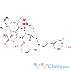 CAS No:135159-46-5 Carbamic acid,[2-[[3-[4-hydroxy-5-(iodo-125I)phenyl]-1-oxopropyl]amino]ethyl]-,5-(acetyloxy)-3-ethenyldodecahydro-10,10b-dihydroxy-3,4a,7,7,10a-pentamethyl-1-oxo-1H-naphtho[2,1-b]pyran-6-ylester, [3R-(3a,4ab,5b,6b,6aa,10a,10ab,10ba)]- (9CI)