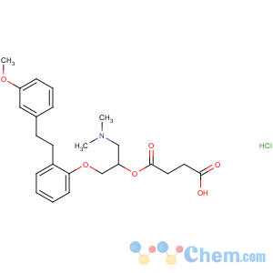 CAS No:135159-51-2 4-[1-(dimethylamino)-3-[2-[2-(3-methoxyphenyl)ethyl]phenoxy]propan-2-yl]<br />oxy-4-oxobutanoic acid