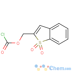 CAS No:135204-19-2 (1,1-dioxo-1-benzothiophen-2-yl)methyl carbonochloridate