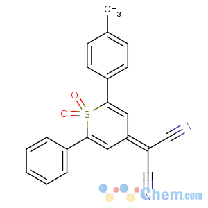 CAS No:135215-38-2 2-[2-(4-methylphenyl)-1,<br />1-dioxo-6-phenylthiopyran-4-ylidene]propanedinitrile