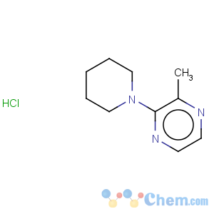 CAS No:13522-00-4 Pyrazine, 2-methyl-3-(1-piperidinyl)-, hydrochloride (1:1)