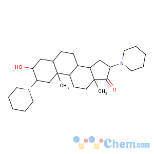 CAS No:13522-14-0 Androstan-17-one,3-hydroxy-2,16-di-1-piperidinyl-, (2b,3a,5a,16b)-