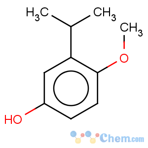 CAS No:13523-62-1 Phenol,4-methoxy-3-(1-methylethyl)-