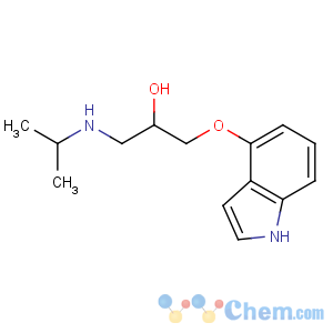 CAS No:13523-86-9 1-(1H-indol-4-yloxy)-3-(propan-2-ylamino)propan-2-ol