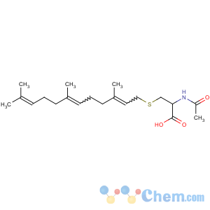 CAS No:135304-07-3 L-Cysteine,N-acetyl-S-[(2E,6E)-3,7,11-trimethyl-2,6,10-dodecatrien-1-yl]-