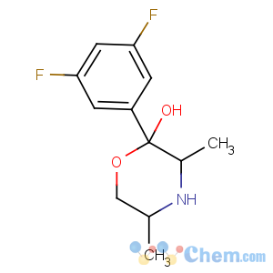CAS No:135306-42-2 2-Morpholinol,2-(3,5-difluorophenyl)-3,5-dimethyl-, hydrochloride (1:1), (2S,3S,5R)-