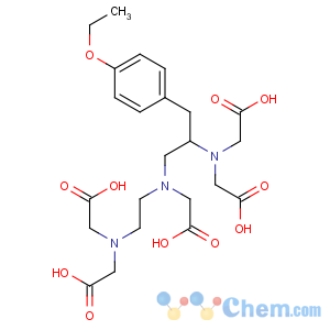 CAS No:135306-78-4 Glycine,N-[2-[bis(carboxymethyl)amino]-3-(4-ethoxyphenyl)propyl]-N-[2-[bis(carboxymethyl)amino]ethyl]-