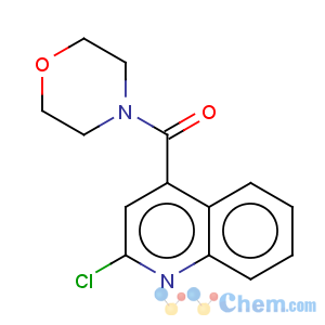 CAS No:135323-95-4 Methanone,(2-chloro-4-quinolinyl)-4-morpholinyl-