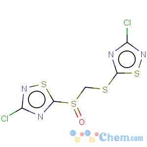 CAS No:135379-15-6 3-Chloro-5-[(3-chloro-1,2,4-thiadiazol-5-ylthio)methylsulfinyl]-1,2,4-thiadiazole