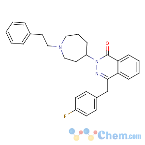 CAS No:135381-77-0 4-[(4-fluorophenyl)methyl]-2-[1-(2-phenylethyl)azepan-4-yl]phthalazin-1-<br />one