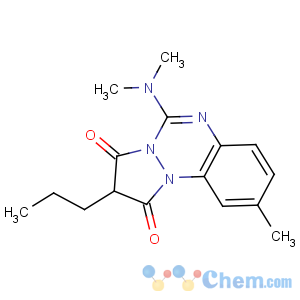 CAS No:13539-59-8 5-(dimethylamino)-9-methyl-2-propylpyrazolo[1,2-a][1,2,<br />4]benzotriazine-1,3-dione