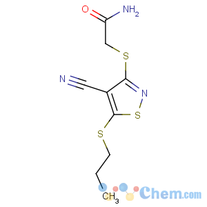 CAS No:135489-13-3 Acetamide,2-[[4-cyano-5-(propylthio)-3-isothiazolyl]thio]-