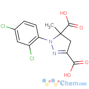 CAS No:135591-00-3 1-(2,4-dichlorophenyl)-5-methyl-4H-pyrazole-3,5-dicarboxylic acid