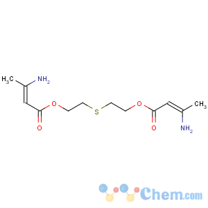CAS No:13560-49-1 2-Butenoic acid,3-amino-, 1,1'-(thiodi-2,1-ethanediyl) ester