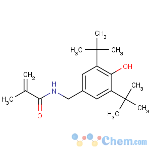 CAS No:13560-54-8 N-[(3,5-ditert-butyl-4-hydroxyphenyl)methyl]-2-methylprop-2-enamide