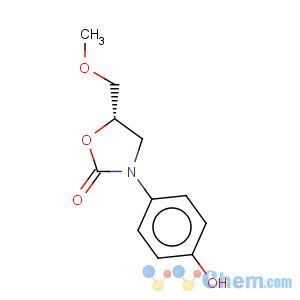 CAS No:135605-66-2 2-Oxazolidinone,3-(4-hydroxyphenyl)-5-(methoxymethyl)-, (S)- (9CI)