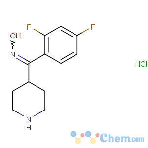 CAS No:135634-18-3 N-[(2,<br />4-difluorophenyl)-piperidin-4-ylmethylidene]hydroxylamine