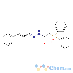 CAS No:135689-08-6 Acetic acid,2-(diphenylphosphinyl)-, 2-(3-phenyl-2-propen-1-ylidene)hydrazide