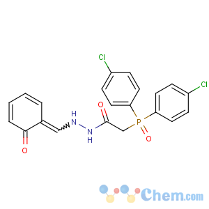 CAS No:135689-09-7 Acetic acid,2-[bis(4-chlorophenyl)phosphinyl]-, 2-[(2-hydroxyphenyl)methylene]hydrazide