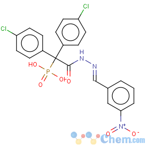 CAS No:135689-16-6 Acetic acid,2-[bis(4-chlorophenyl)phosphinyl]-, 2-[(3-nitrophenyl)methylene]hydrazide