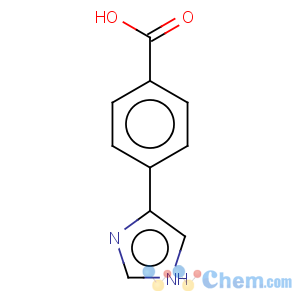CAS No:13569-97-6 Benzoic acid,4-(1H-imidazol-5-yl)-