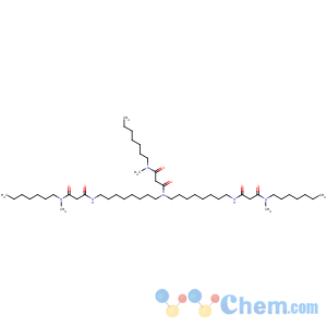 CAS No:135734-39-3 Propanediamide,N1-heptyl-N3,N3-bis[8-[[3-(heptylmethylamino)-1,3-dioxopropyl]amino]octyl]-N1-methyl-