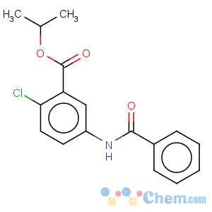 CAS No:135813-46-6 Benzoic acid,5-(benzoylamino)-2-chloro-, 1-methylethyl ester