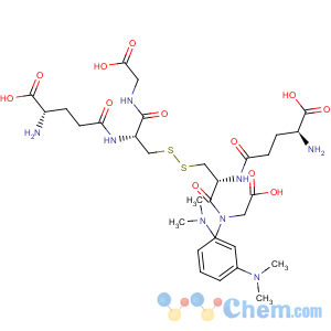 CAS No:135909-56-7 Glycine,N-[S-[2,5-bis(dimethylamino)phenyl]-N-L-g-glutamyl-L-cysteinyl]- (9CI)
