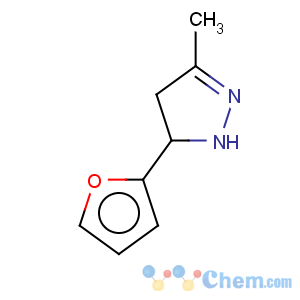 CAS No:13599-33-2 1H-Pyrazole,5-(2-furanyl)-4,5-dihydro-3-methyl-