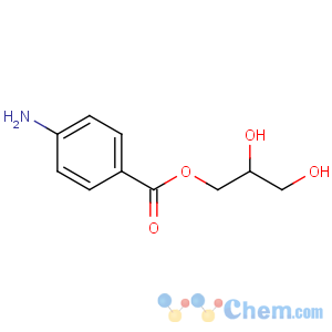 CAS No:136-44-7 2,3-dihydroxypropyl 4-aminobenzoate